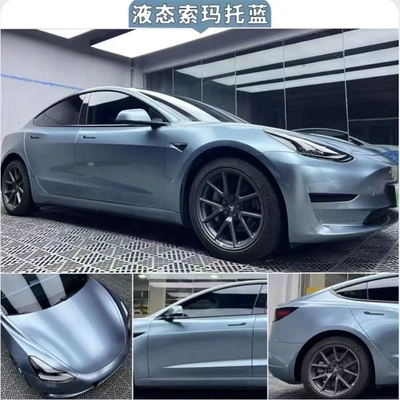 Auto Color Change Film – Pet Car Color Change Film - liquid-soma-blue-whole-roll