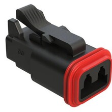 原装AMPHENOL/安费诺连接器汽车电子线束AT06-2S-RD01BLK