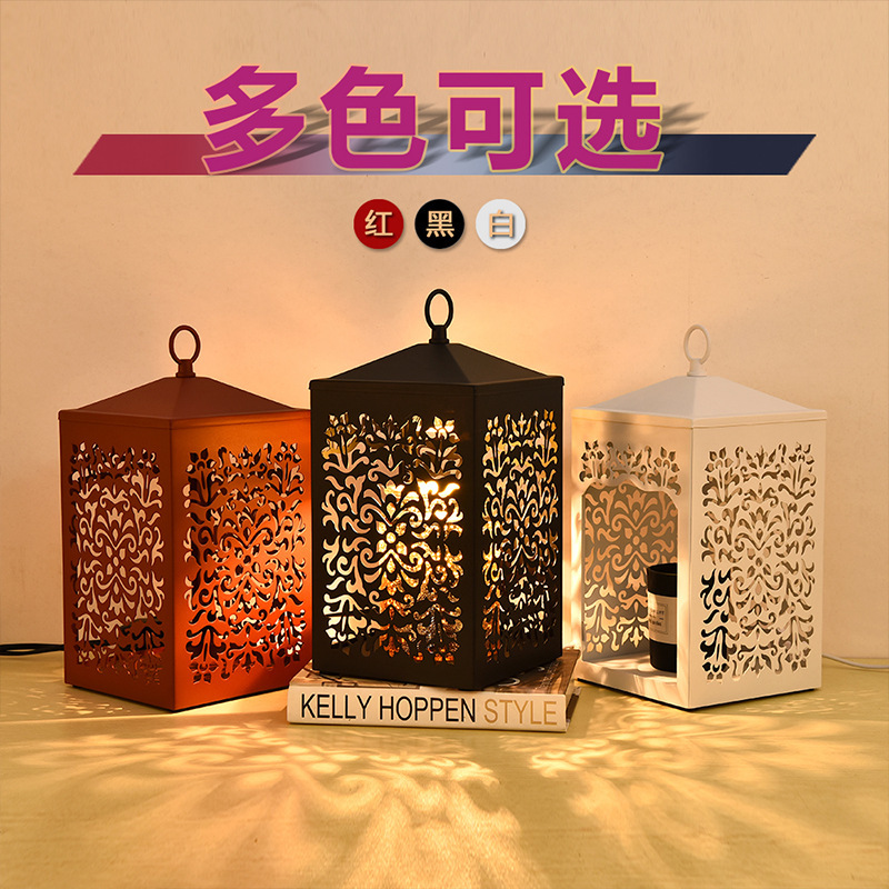 Aromatherapy Melting Candle Lamp, Square Palace Lamp, Bedside Table Lamp, Gift Ornament, Decorative Lighting Fixture, Wax Melting Lamp, Timed Atmosphere Lamp, Dimmable Aromatherapy Melting Candle Lamp, Square Palace Lamp, Bedside Table Lamp, Gift Ornament, Decorative Lighting Fixture, Wax Melting Lamp, Timed Atmosphere Lamp, Dimmable