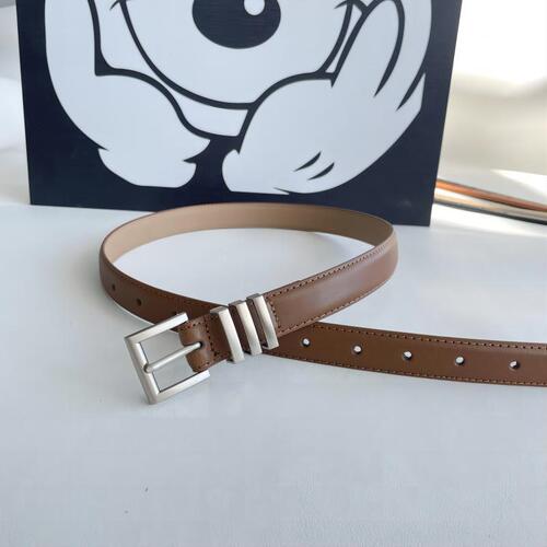 Retro cowhide leather belt  new style Korean style ins style design versatile trouser belt for men and women with jeans fashion