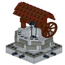 MOC��ľ�����ָ� 33504��ׯ��ˮ�� ���������װƴ��羳��ľ����