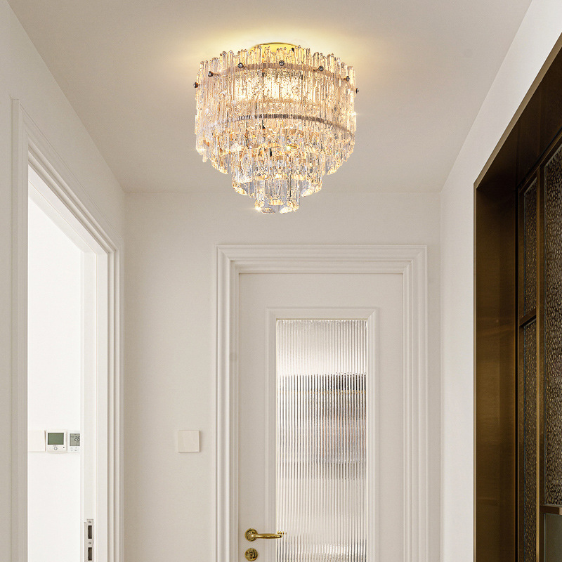 Crystal Hallway Light, Luxurious and Elegant Entrance Hall Light, 2026 New Model, Light Luxury Balcony Corridor Ceiling Light, Entryway Light Crystal Hallway Light, Luxurious and Elegant Entrance Hall Light, 2026 New Model, Light Luxury Balcony Corridor Ceiling Light, Entryway Light