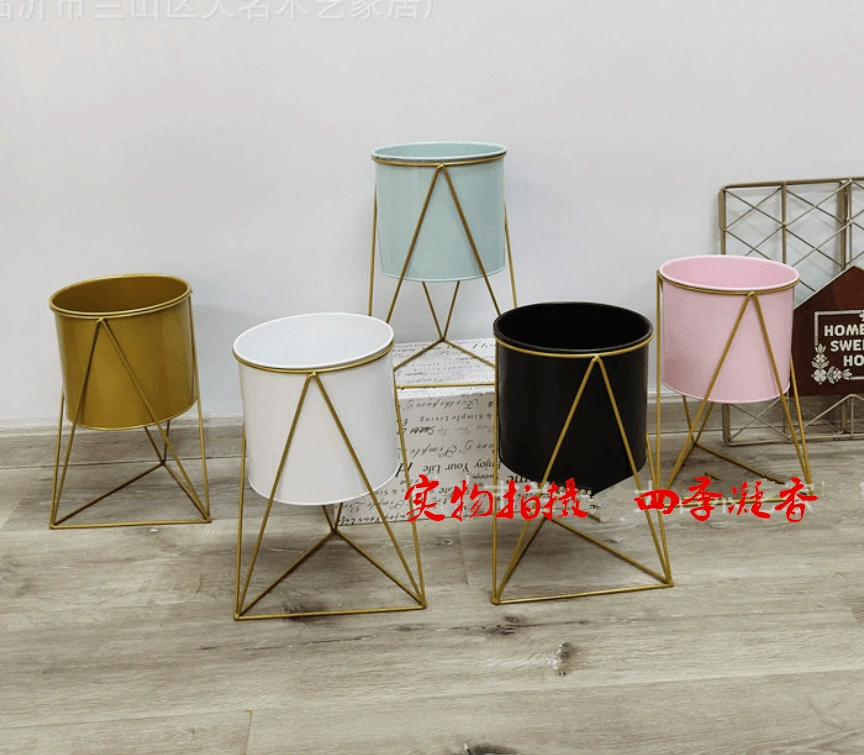 Creative decorations for office, flowerpot, Nordic style, home decor, simple and elegant design
