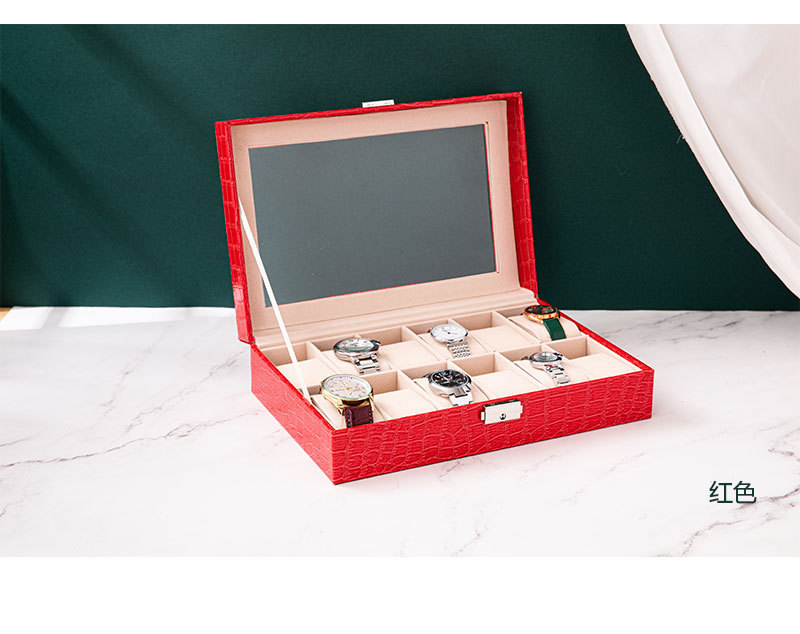 악어 무늬 12비트 커피 색상