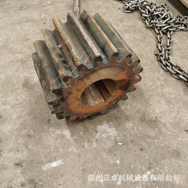 供应烘干机大齿轮光圈托轮挡轮 烘干机配件 大型铸钢件大齿轮