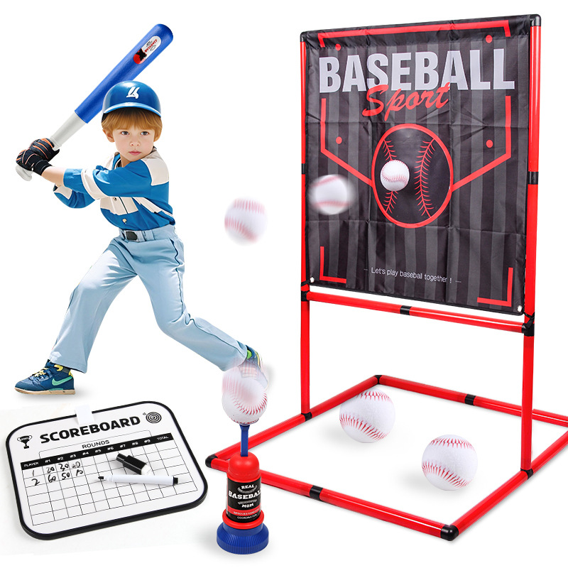 Juego de lanzamiento automático de béisbol indoor y outdoor de béisbol para niños