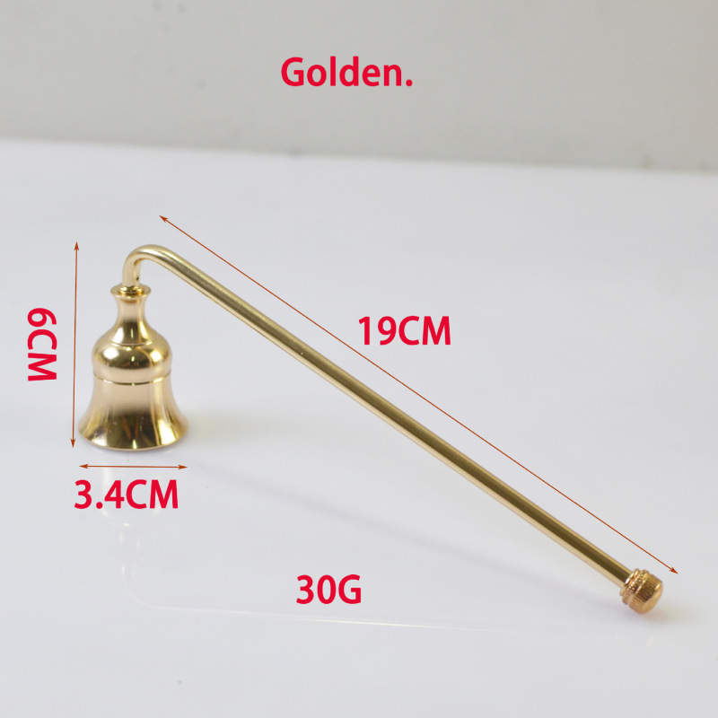 多色香薫ろうそくツールメッキ金属滅菌器ハンドル付きろうそく消火蓋クロスボーダー卸売り|undefined
