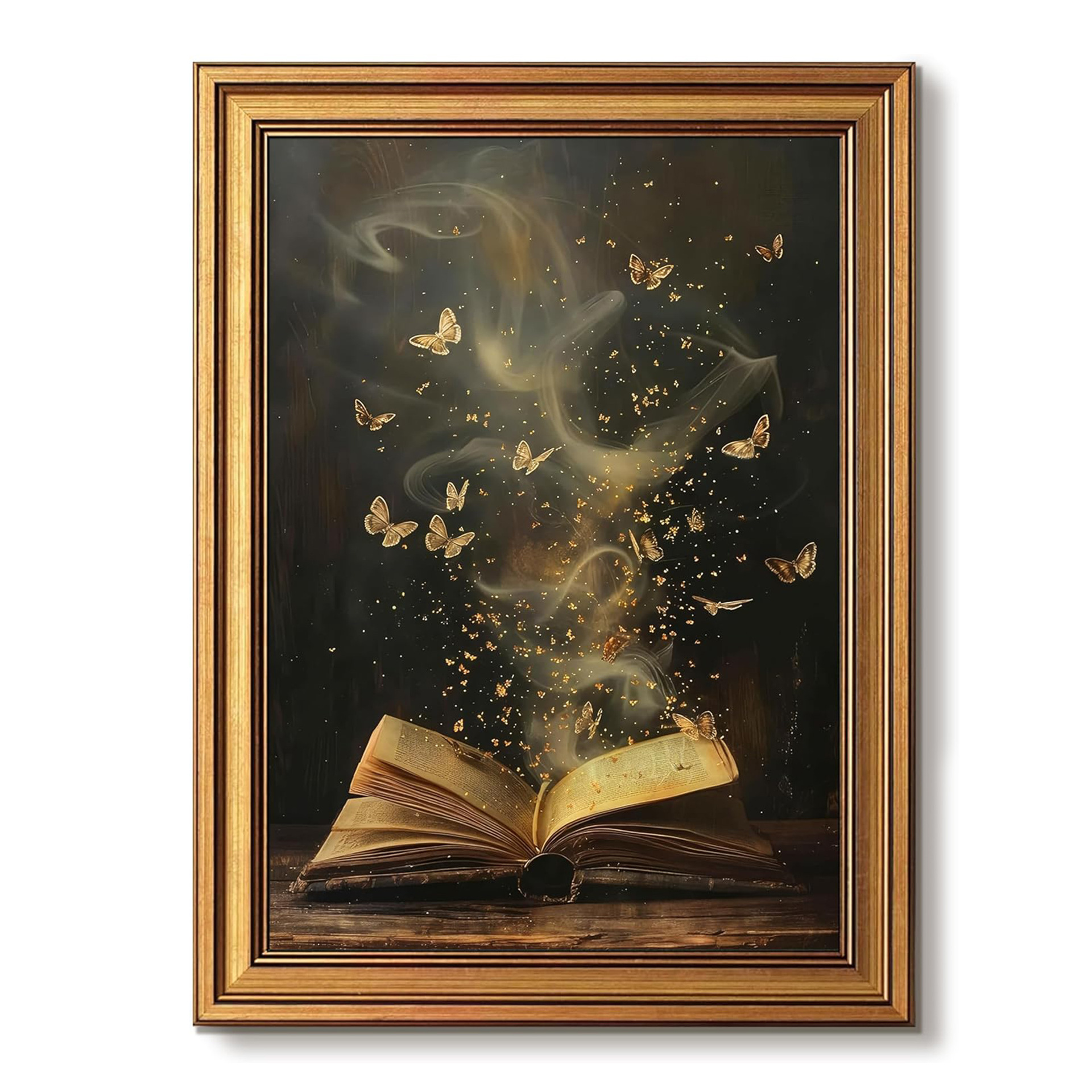 Transfronterizos clásicos enmarcados pinturas colgadas pinturas decorativas de pared de oficinas de alojamiento residencial pinturas de borde dorado estilo retro europeo image 51