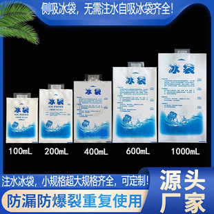Customized Ice Packs for Fresh Keeping, Refrigeration, Disposable Water-Filled Wholesale Seafood Cooling Bags, Ice Packs for Express Delivery, Ice Compress, Eco-Friendly Rapid Cooling