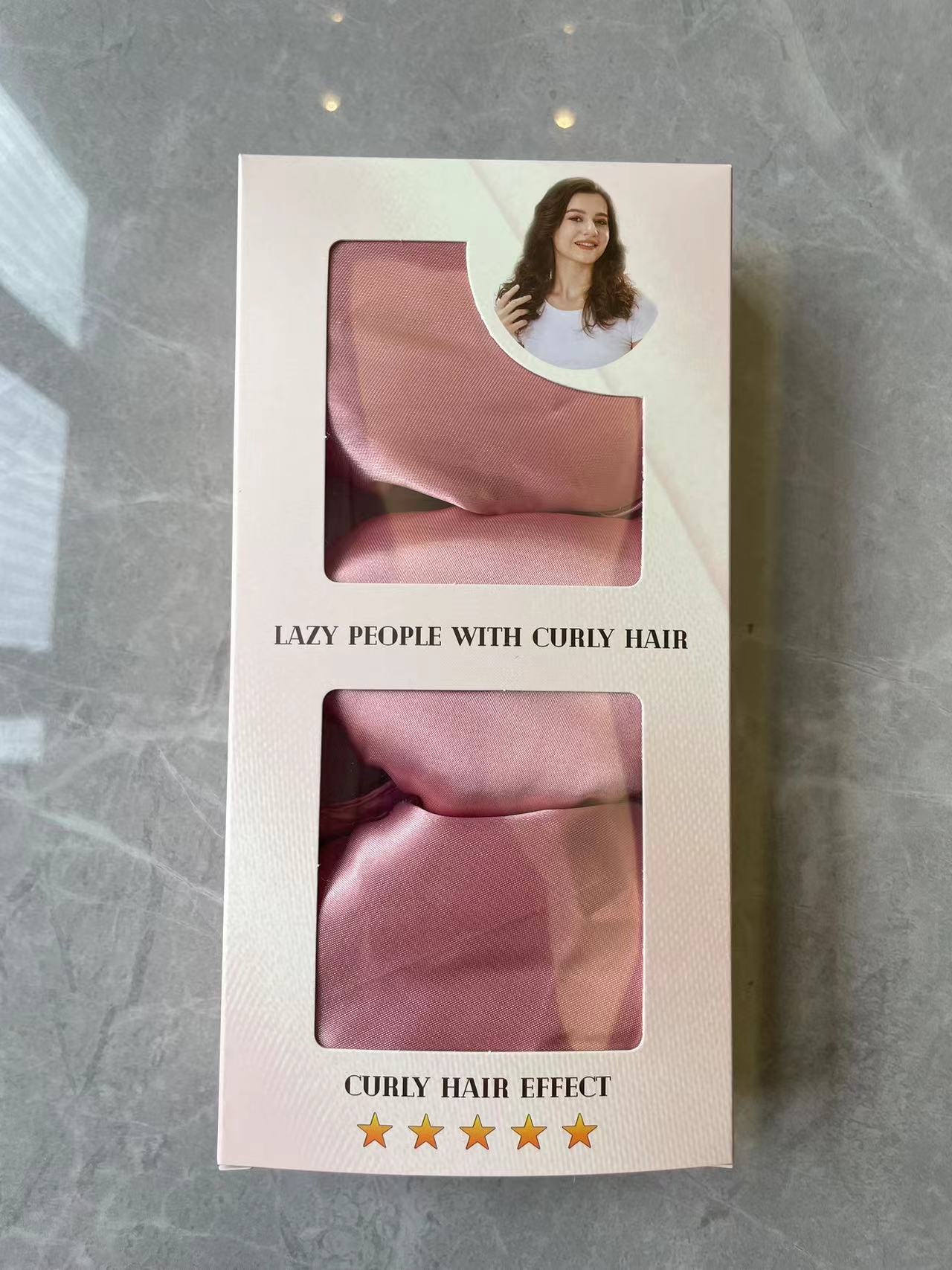 Cross-border NO CALIENTE palo curling BUN BONS Pelo Rizado cubierta traje de viaje almohada rodillo largo medio pelo grande onda de pelo rizado