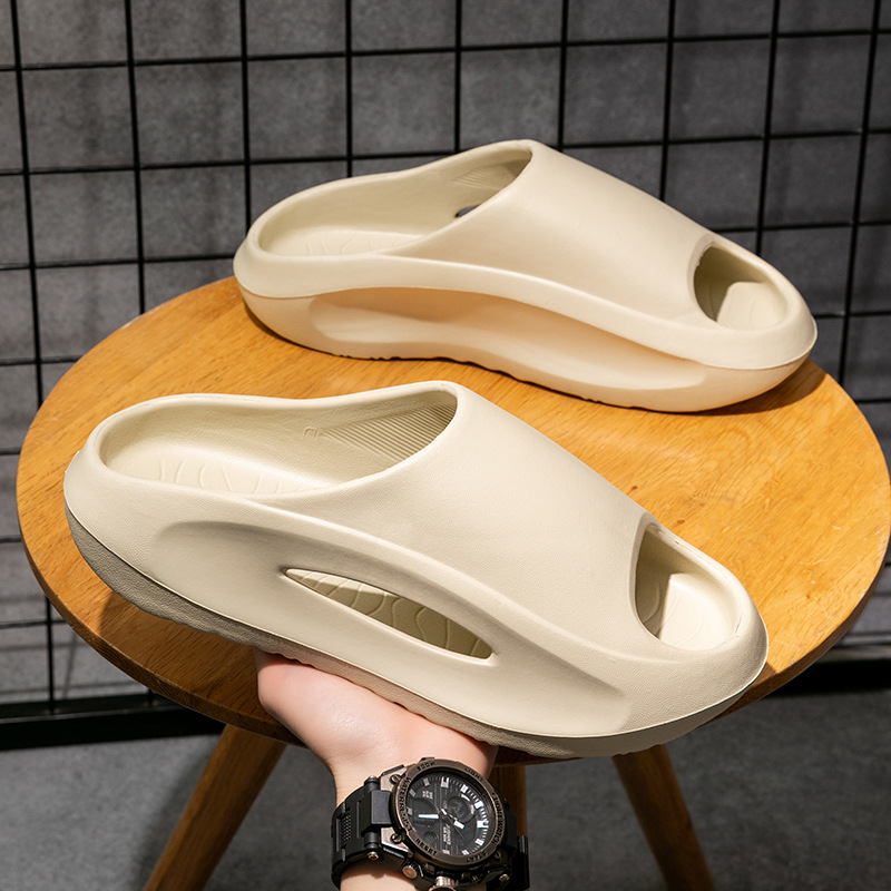 Sandals and slippers women's thick-soled summer poop feeling coconut shoes indoor and outdoor casual versatile beach slippers for couples men