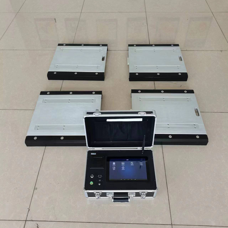 无线静态便携式汽车称重仪车辆静态称重系统厂家称车简易地磅