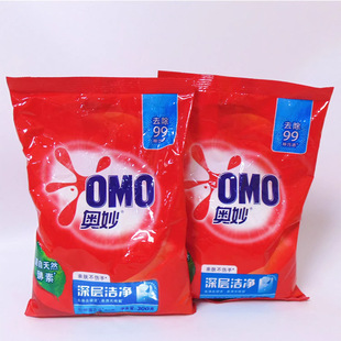 Omiao Deep Cleansing Laundry Powder 300g Yishen Lavender Fragrance Household Small Bags Dropshipping