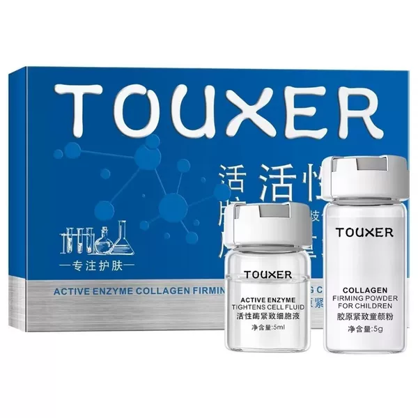 Touxer Translucent Active Enzyme Collagen Firming and Sculpting Combination Repairs and Brightens Skin Tone