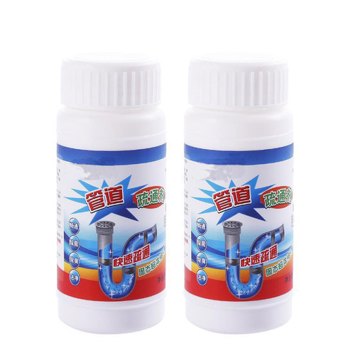Pipe unblocking agent, kitchen sewer unblocking cleaner, toilet toilet clogged cleaning, deodorizing and deodorizing