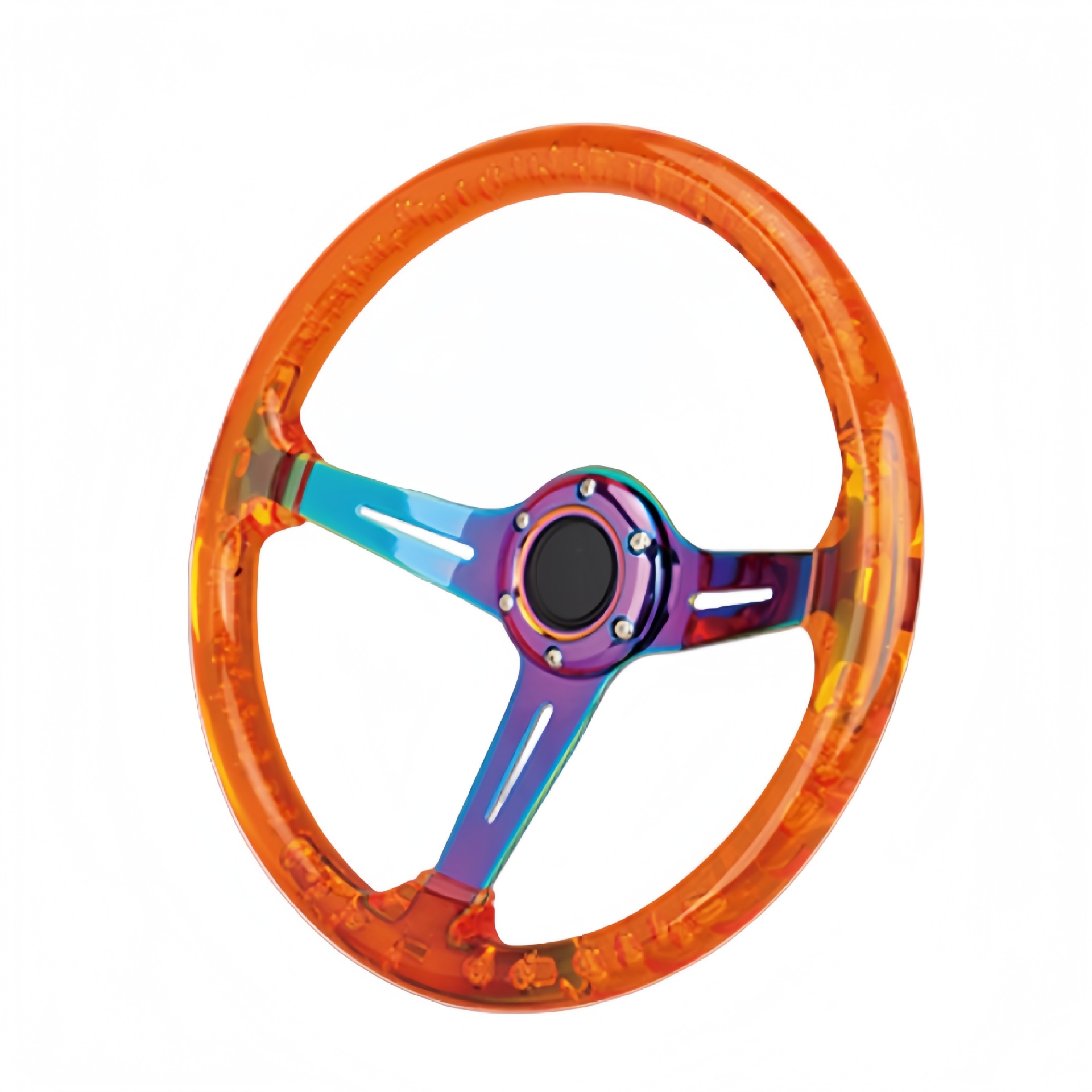 Steering wheel – Qìchē Steering Wheel 14 - orange