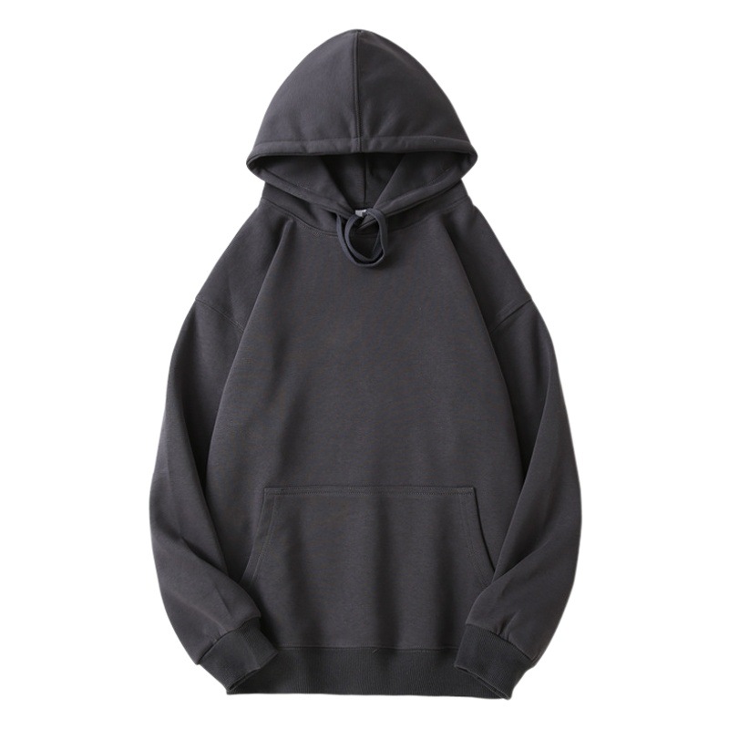 Sudadera con capucha de otoño e invierno, top holgado de algodón, versátil para hombres y mujeres, doble capucha, chaqueta casual de primavera, comercio exterior transfronterizo, dropshipping.