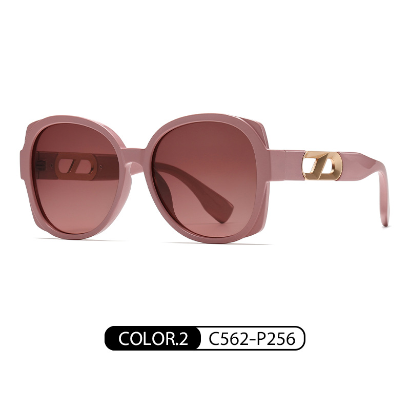 Nuevas gafas de sol polarizadas TR7558 Fashion Street Shooting Ladies Gafas de sol al aire libre Gafas de sol polarizadas con protección solar