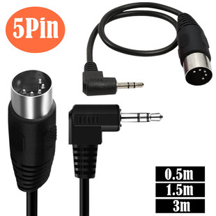 3.5mm 90���^���l���^�DMIDI 5о�D�Ӿ���X���lݔ��MIDI5оDIN5P