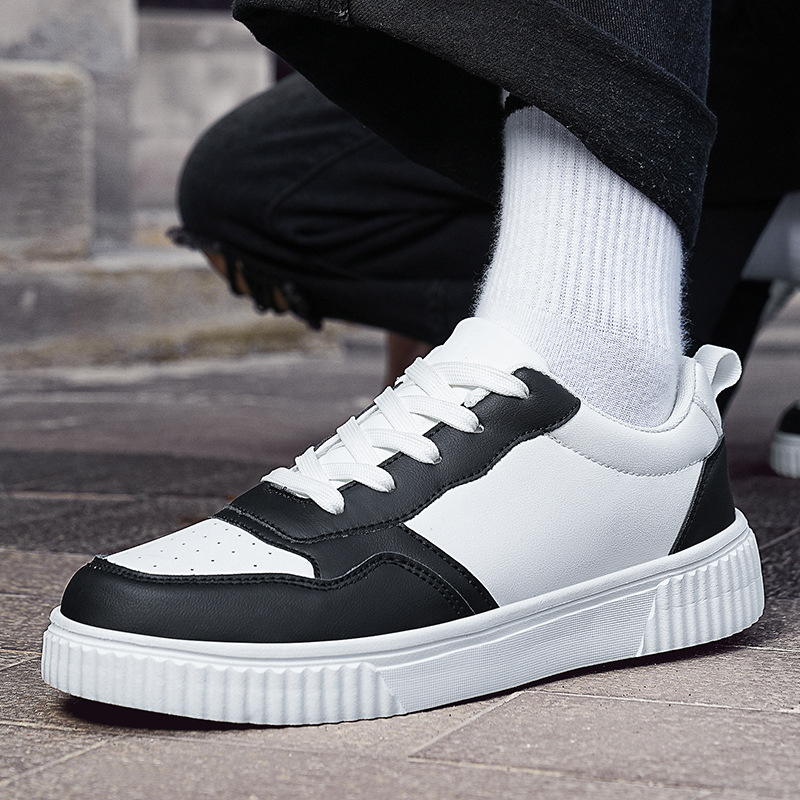 Cross-border 50 nuevo estilo transpirable ligero ocio versátil estilo deportivo campus para hombres y mujeres muestran los pies pequeños zapatos blancos de moda