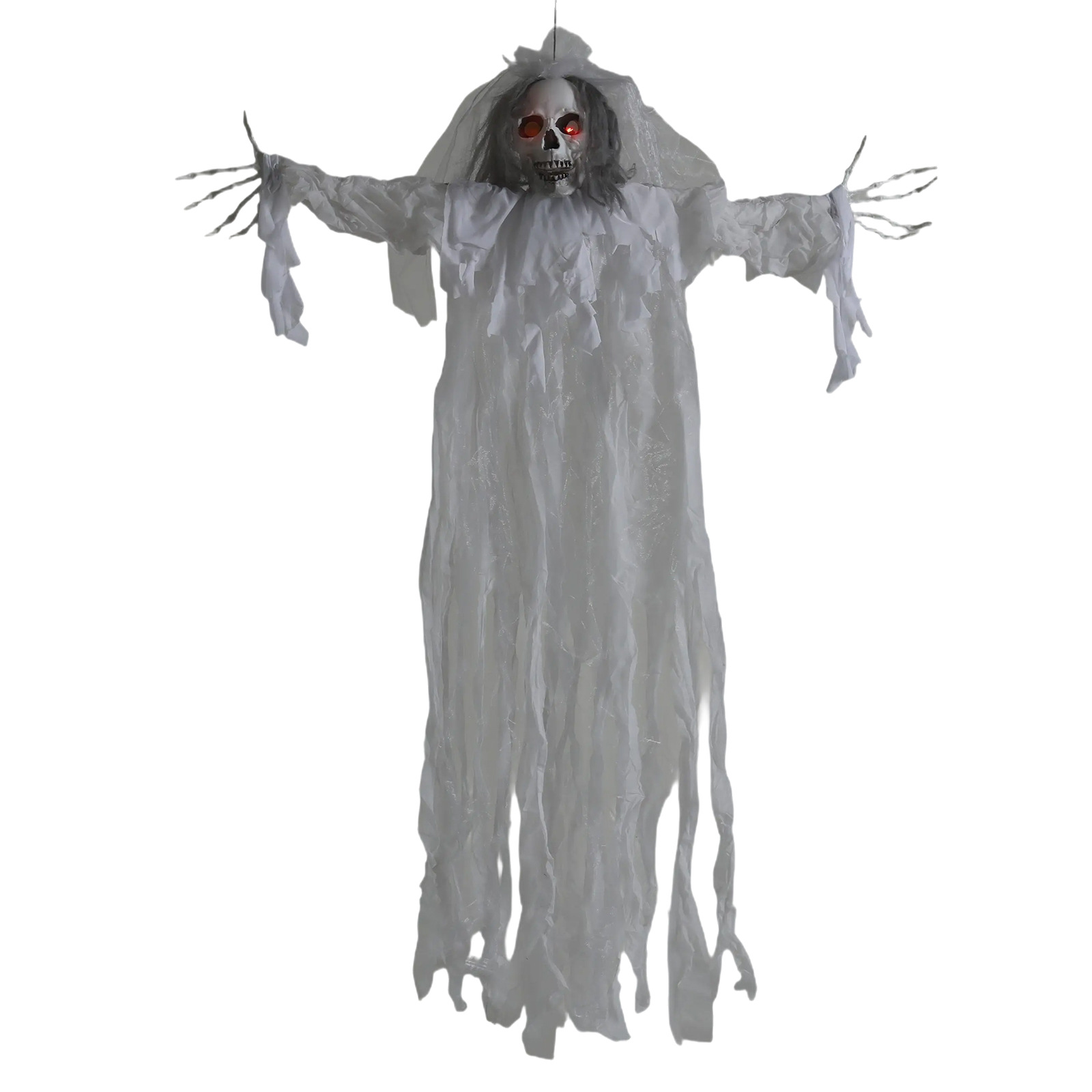 Halloween control de voz vibración gran colgante fantasma resplandor horror esqueleto muerte casa fantasma habitación secreta fiesta accesorios de decoración a gran escala