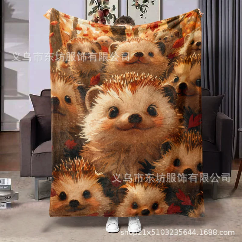 Милые животные теплые и удобные фланелевые одеяла для подарков
