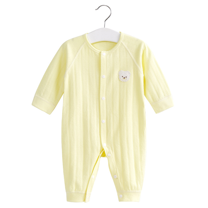 Mono para bebé para primavera, otoño e invierno, unisex, algodón puro, pijama fino, mono de capa base para bebé, ropa para recién nacido. image 6