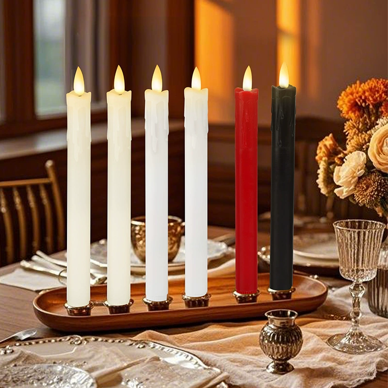 Эксклюзивная свадебная светодиодная свеча с дистанционным управлением, имитирующая слезу, на длинной подставке, для ресторанов и праздников, с трансграничной доставкой.