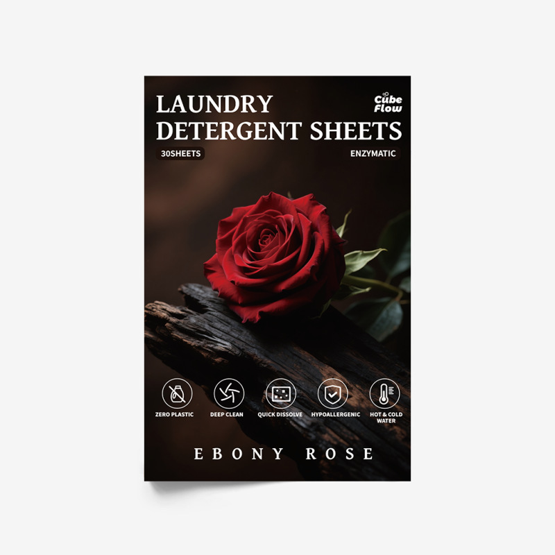 跨境薰衣草英文洗衣片深层清洁纳米超浓缩生物酶Detergent sheet|undefined