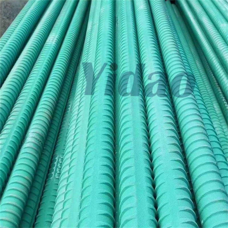 国标现货螺纹钢 基坑专用防腐钢筋 φ14环氧树脂涂层钢筋