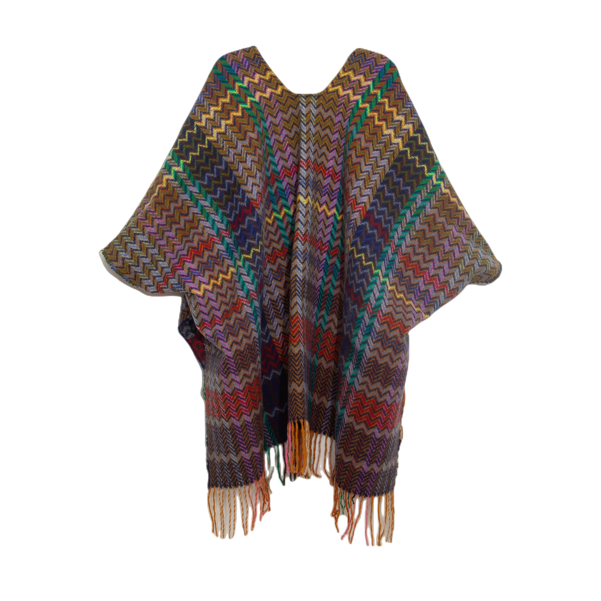 Cape unisexe avec manches et poignets Voyage national romantique Su cape fendue_voghion.com