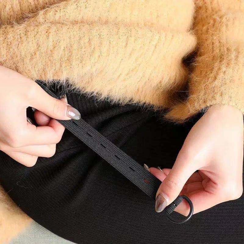 [Y002] maternity cotton leggings solid color belly support adjustable black skinny pants special offer