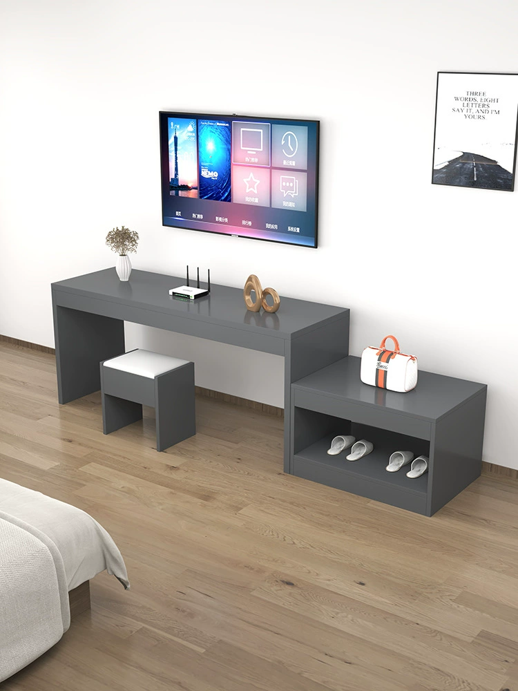 Оптовая продажа квартира B & B шкаф для багажа комбинированный мебель Отель Отель стандартная комната Современный простой полный стол