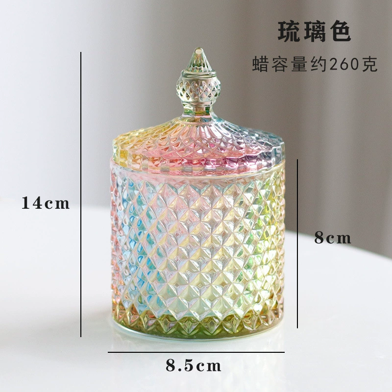 Заводская прямая продажа стеклянной чаши Candida Candle DIY аромерапии свечи Монгольская сумка Монгольская барбан Разносная каменная воздушная ёмкость пустая бутылка