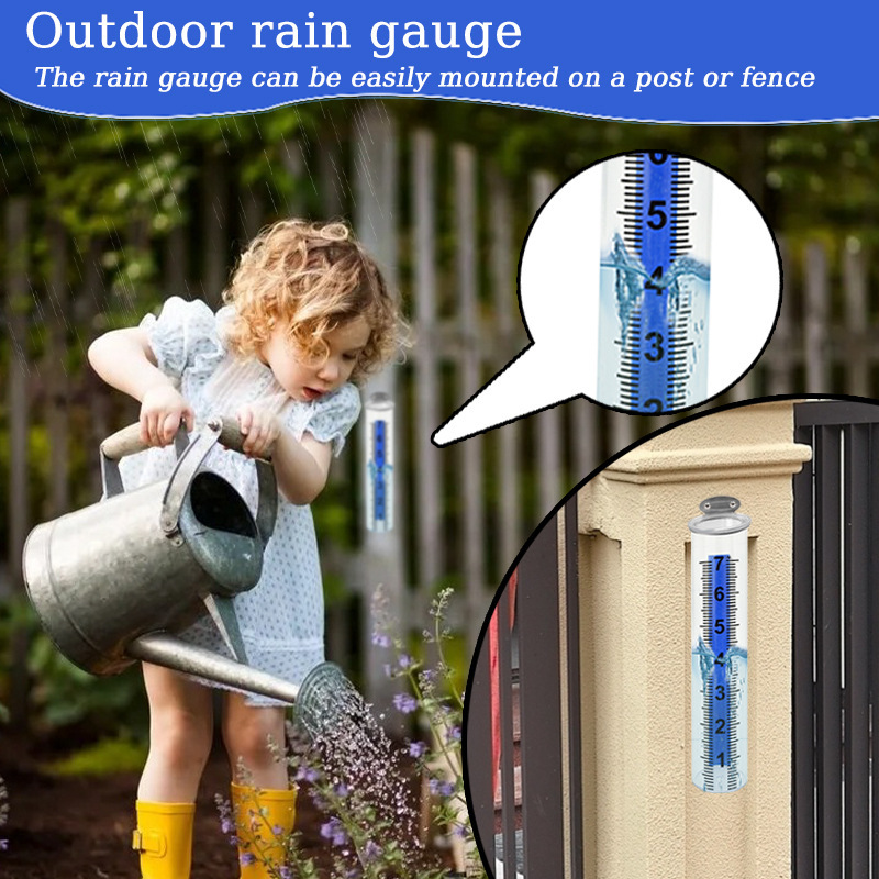 クロスボーダー新しい屋外雨量計屋外プラスチック雨量計屋外雨量測定ツール|undefined