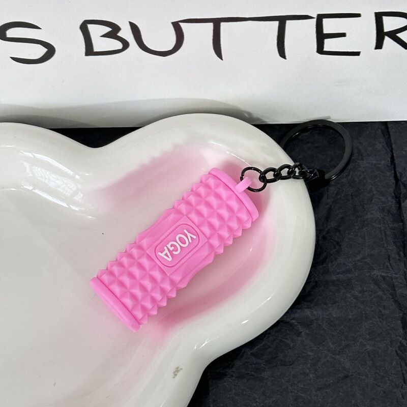 トレンドフィットネスシリーズのキーホルダー部品ミニバーベルのコップのペンダント|undefined