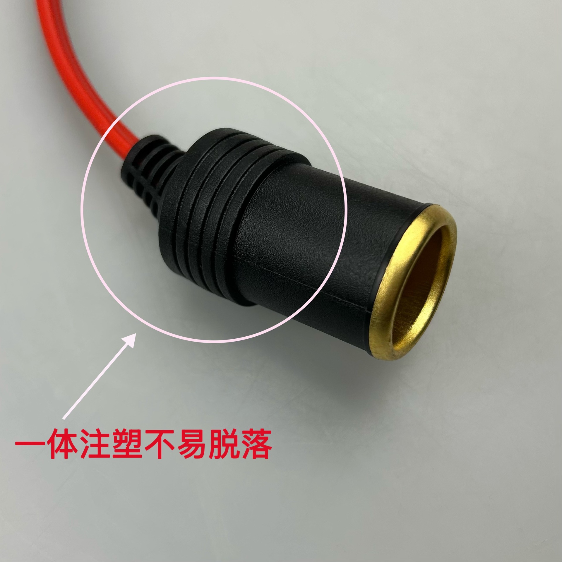 Pure Copper Cigarette Lighter Female Socket Power Extension Cable Male to Female 12V 24V Universal Car Cigarette Lighter