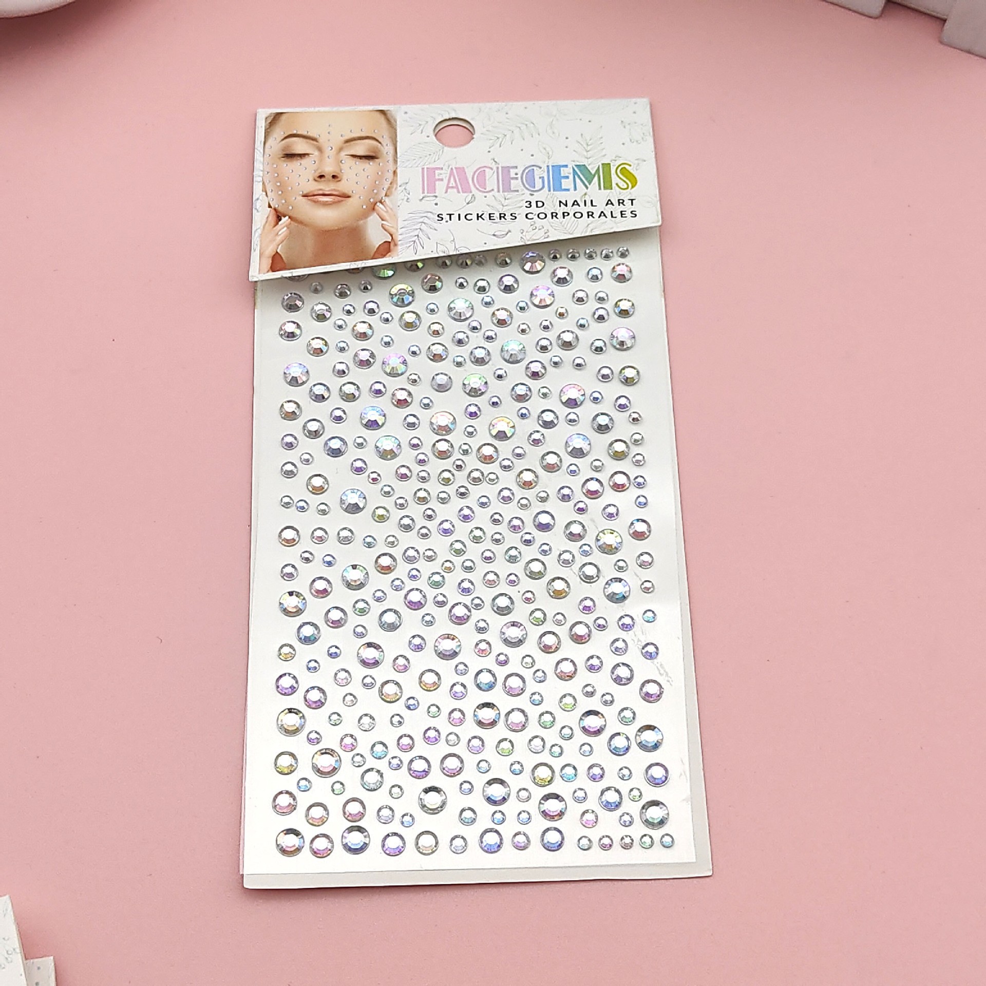 LC 라운드 다이아몬드 안개꽃 (AB 화이트) 9.5*19CM