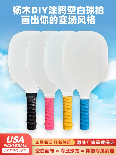 Complete set of pickleball rackets for children and adults, professional pickleball rackets made of poplar wood
