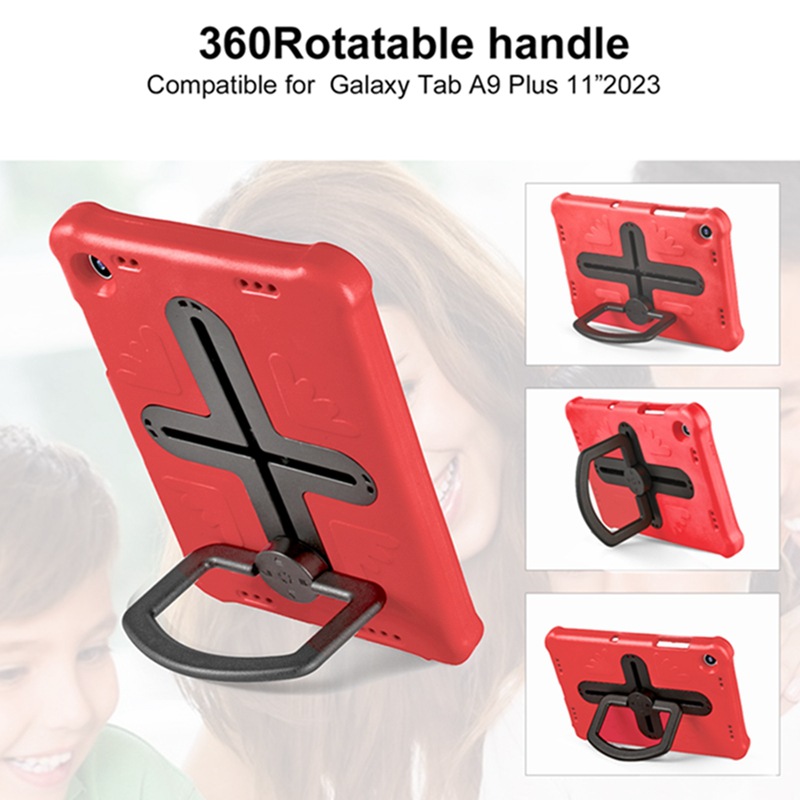 Applicable to Samsung A9plus tablet computer protective case ipad 10th 10.9 all-inclusive rotating bracket drop-resistant cover