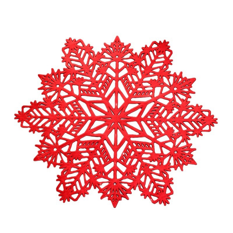 箔押しpvc食マットクリスマス装飾洋食マットpvcクリスマス雪花テーブルマット洋食店日本式コースター|undefined