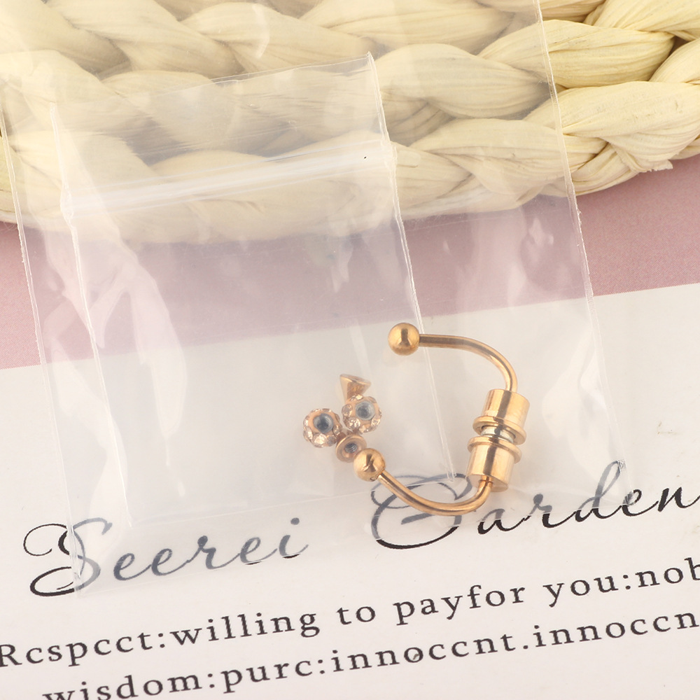 Simple Style Geometric Stainless Steel Nose studs 1 Set