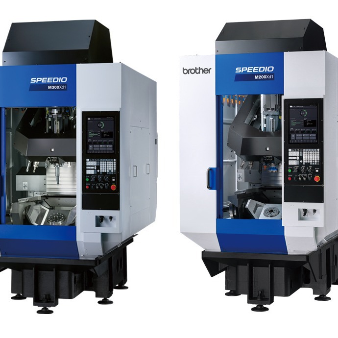 日本brother兄弟钻孔攻牙M200Xd1 RD铣车复合300高速BT30加工中心