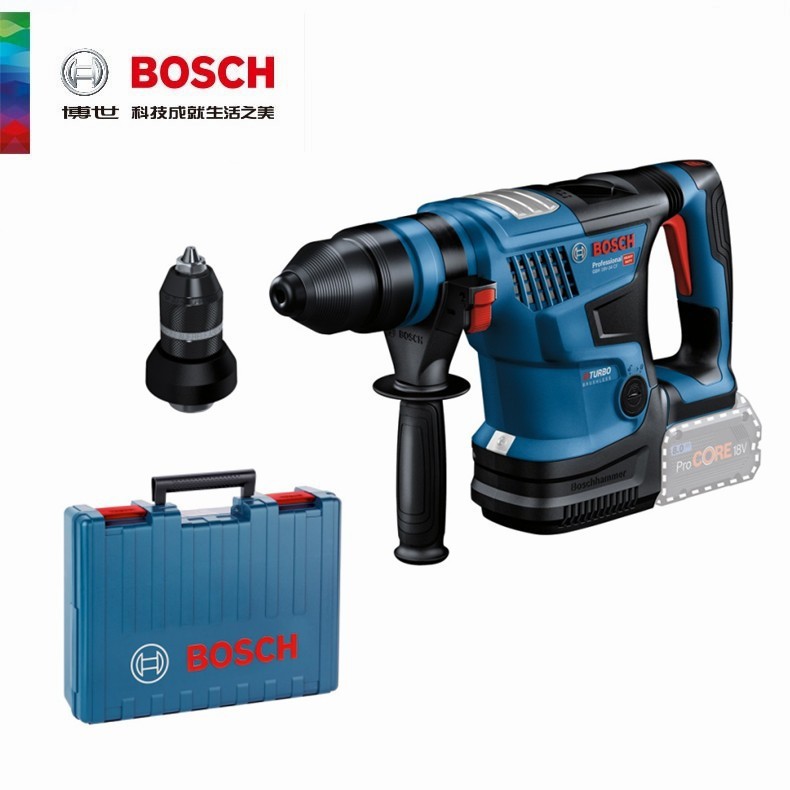 博世电锤GBH18V-34CF特霸锂电大功率工业级五坑GBH18V-36C无刷