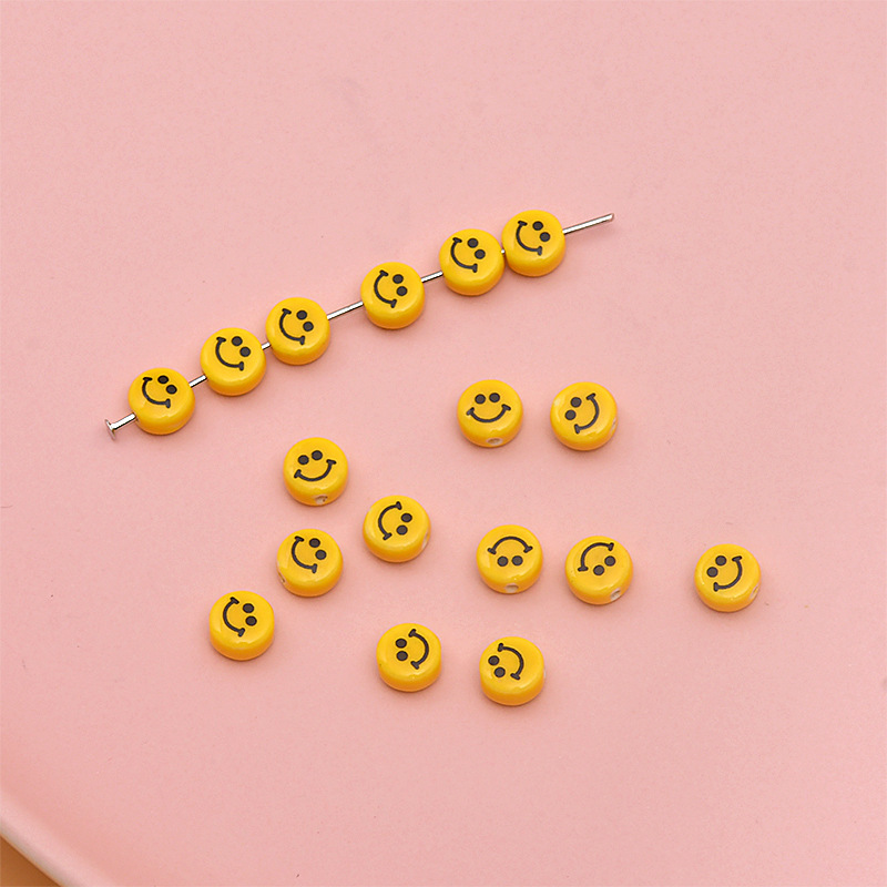 1 Piece Cute Smiley Face Ceramics Jewelry Accessories display picture 7