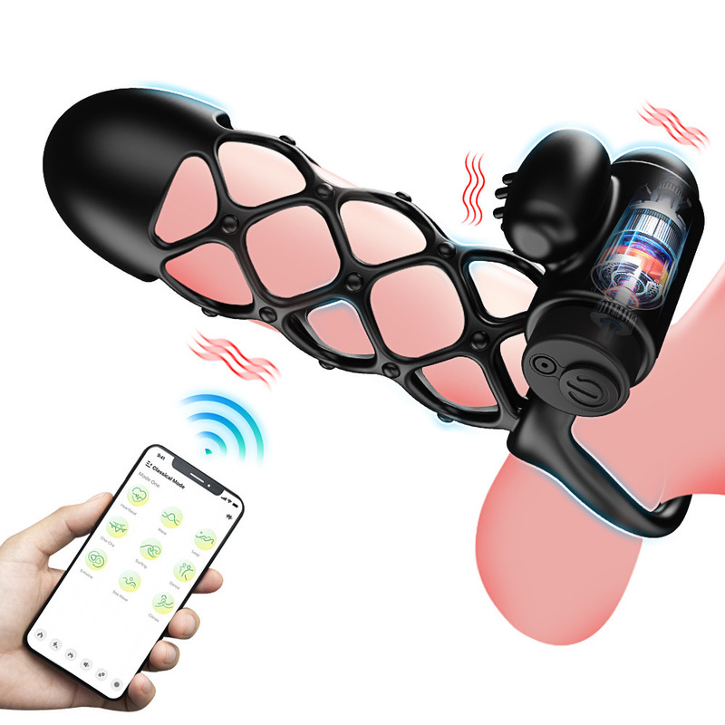 App Couple Resonance Double Locking Semen Ring Men's Adult Products Sex Toys Vibrating Penis Sleeve Delay Ring Network App Couple Resonance Double Locking Semen Ring Men's Adult Products Sex Toys Vibrating Penis Sleeve Delay Ring Network