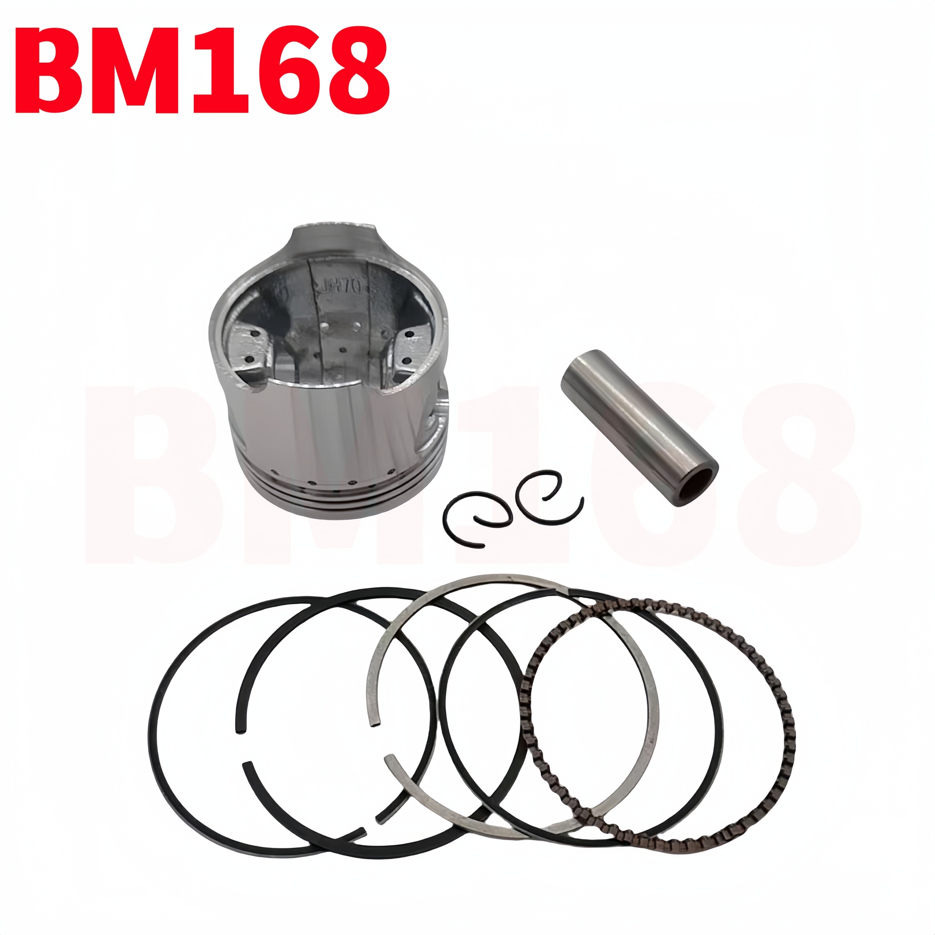 47MM motorcycle piston ring kit is suitable for JH70 cylinder sleeve cylinder assembly