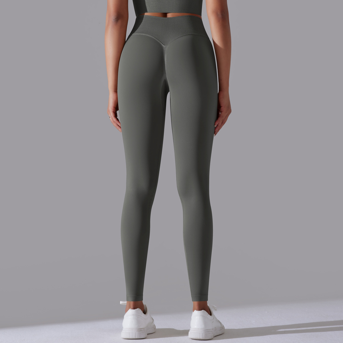 Simple Style Sports Solid Color Nylon Cotton Blend U Neck Tracksuit Vest Jogger Pants Leggings display picture 178