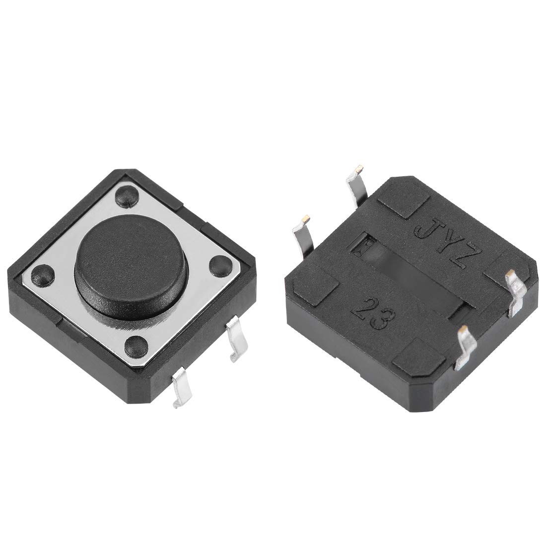 供应12X12X5轻触开关 12*12*5轻触按键开关静音