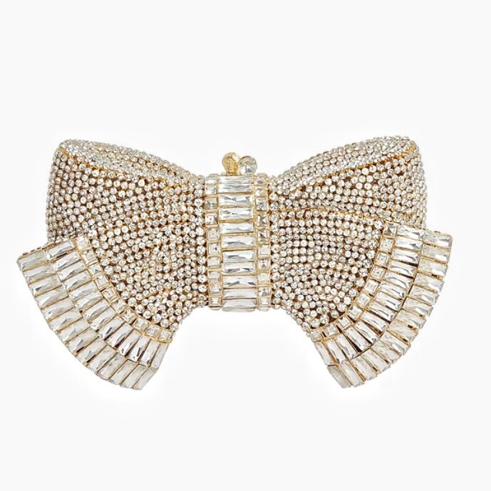 Selección estricta de nuevo arco transfronterizo con diamantes bolsa de cena europea y americana con diamantes llenos bolsa de mujer embrague de piedra